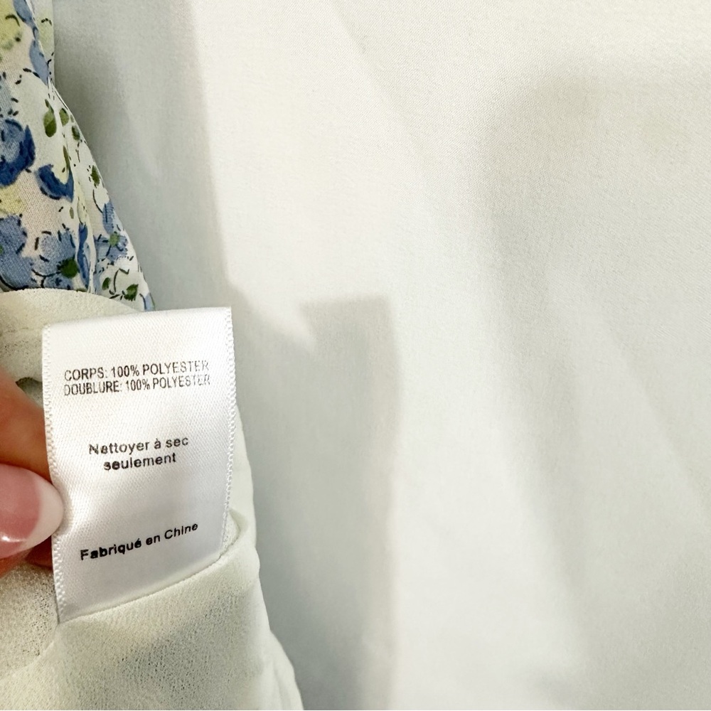 Floret Studios Floral Short Sleeve Puff Sleeve Dress - Picture 10 of 10